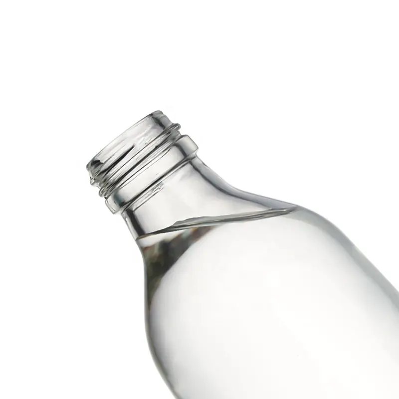 Clear glass soda bottle with cork, 300 ml