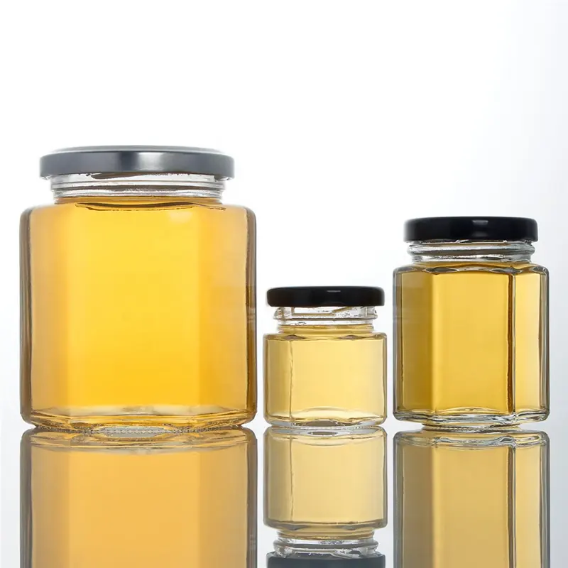 Small screw-cap glass jar for jam and honey, 30–100 ml